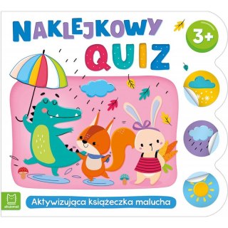 Naklejkowy quiz 3+. Aktywizująca książeczka malucha
