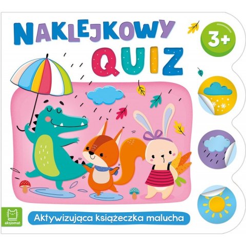 Naklejkowy quiz 3+. Aktywizująca książeczka malucha Naklejkowy quiz 3+. Aktywizująca książeczka malucha