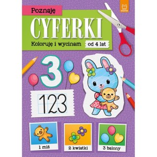 Poznaję cyferki. Koloruję i wycinam