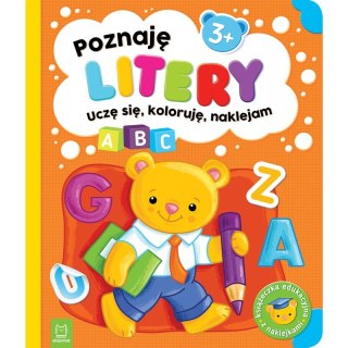 Poznaję litery. Uczę się, koloruję, naklejam. 3+