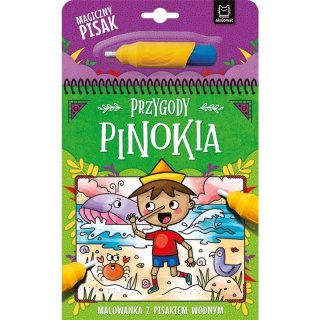 Przygody Pinokia. Malowanka z pisakiem wodnym