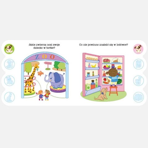 Quiz malucha z naklejkami z pieskiem 3-4 lata