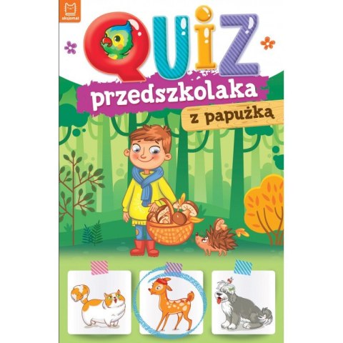 Quiz przedszkolaka z papużką