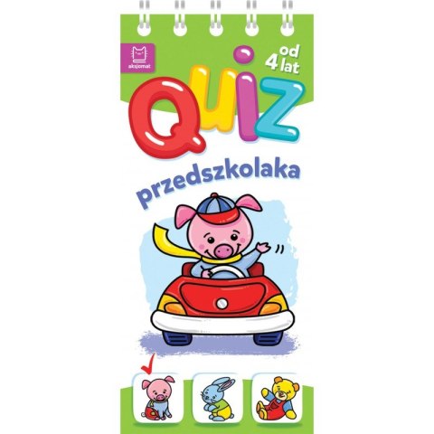 Quiz przedszkolaka ze świnką od 4 lat Quiz przedszkolaka ze świnką od 4 lat