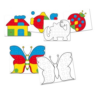 SZABLONY MOZAIKA FANTACOLOR JUNIOR - ZESTAW PRZEDSZKOLNY