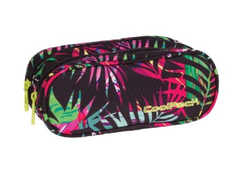 COOLPACK - CLEVER - SASZETKA PODWÓJNA - Tropical island - prostokątna COOLPACK - CLEVER - SASZETKA PODWÓJNA - Tropical island - prostokątna