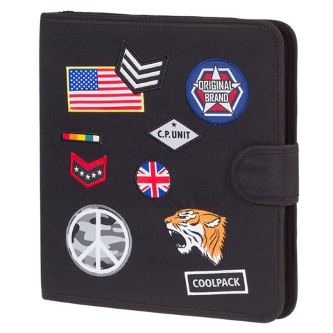 COOLPACK - MATE - TECZKA WIELOFUNKCYJNA - Badges Black COOLPACK - MATE - TECZKA WIELOFUNKCYJNA - Badges Black