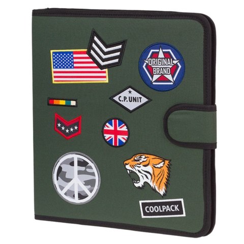 COOLPACK - MATE - TECZKA WIELOFUNKCYJNA - Badges Green COOLPACK - MATE - TECZKA WIELOFUNKCYJNA - Badges Green