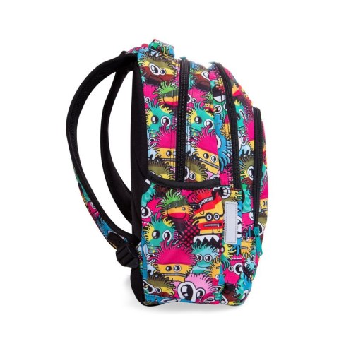 COOLPACK - PRIME - PLECAK MŁODZIEŻOWY - WIGGLY EYES PINK COOLPACK - PRIME - PLECAK MŁODZIEŻOWY - WIGGLY EYES PINK