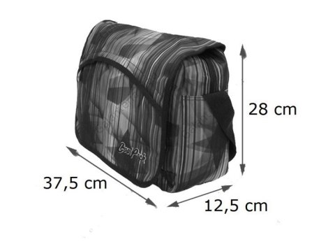 COOLPACK - REPORTER - TORBA NA RAMIĘ - Blue flash COOLPACK - REPORTER - TORBA NA RAMIĘ - Blue flash