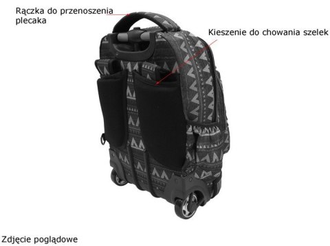 COOLPACK - SWIFT - PLECAK MŁODZIEŻOWY NA KÓŁKACH - Swift Floral dream