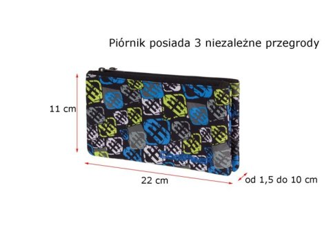 COOLPACK - TRIO - SASZETKA POTRÓJNA - Signs - prostokątna COOLPACK - TRIO - SASZETKA POTRÓJNA - Signs - prostokątna