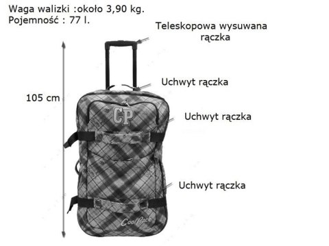 COOLPACK - VAGABOND - WALIZKA DUŻA - Electra