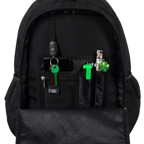 Plecak 3 komorowy 18" BP73 ST.BLACK VINTAGE Plecak 3 komorowy 18" BP73 ST.BLACK VINTAGE