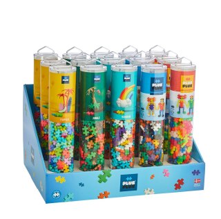 PLUS-PLUS DISPLAY TUBY MIX - 15 TUB
