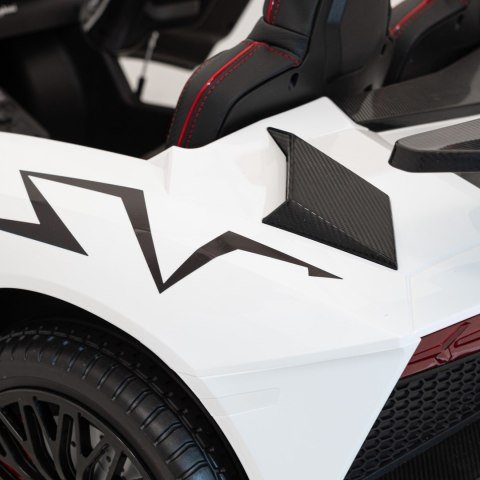 Pojazd Lamborghini Aventador SV Biały Pojazd Lamborghini Aventador SV Biały