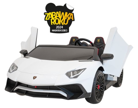 Pojazd Lamborghini Aventador SV Biały Pojazd Lamborghini Aventador SV Biały