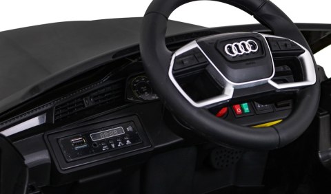 Audi E-Tron Sportback dla dzieci Czarny + Pilot + Napęd 4x4 + Wolny Start + Radio MP3 + LED