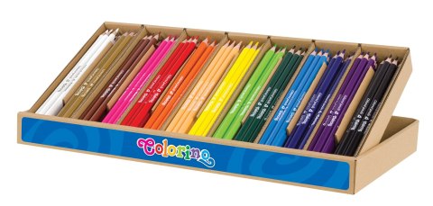 Colorino kids kredki ołówkowe trójkątne 14 kolorów 168 sztuk display
