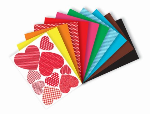 Blok Wycinanka samoprzylepna A5, 8 ark, Happy Color Blok Wycinanka samoprzylepna A5, 8 ark, Happy Color