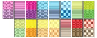 Blok z motywami BASIC, 80g/m2, A4, 15 ark, 30 motyw, Happy Color