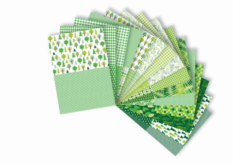Blok z motywami GREEN, 80g/m2, A4, 15 ark, 30 motyw, Happy Color Blok z motywami GREEN, 80g/m2, A4, 15 ark, 30 motyw, Happy Color