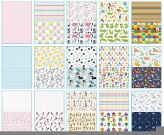 Blok z motywami KIDS, 80g/m2, A4, 15 ark, 30 motyw, Happy Color
