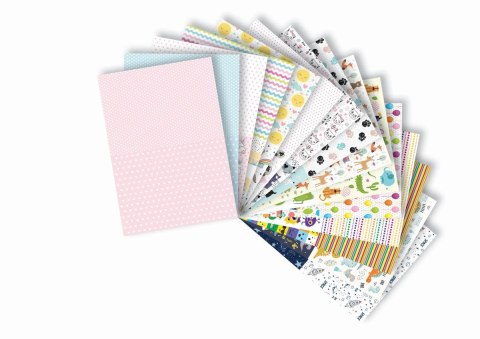 Blok z motywami KIDS, 80g/m2, A4, 15 ark, 30 motyw, Happy Color Blok z motywami KIDS, 80g/m2, A4, 15 ark, 30 motyw, Happy Color