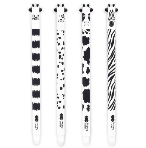 Długopis wymazywalny Black&White, 0,5 mm, niebieski, Happy Color Długopis wymazywalny Black&White, 0,5 mm, niebieski, Happy Color