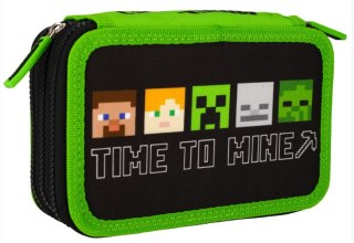 MINECRAFT PIÓRNIK SZKOLNY POTRÓJNY Alex Steven