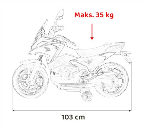 Motor Honda NC750X Biały