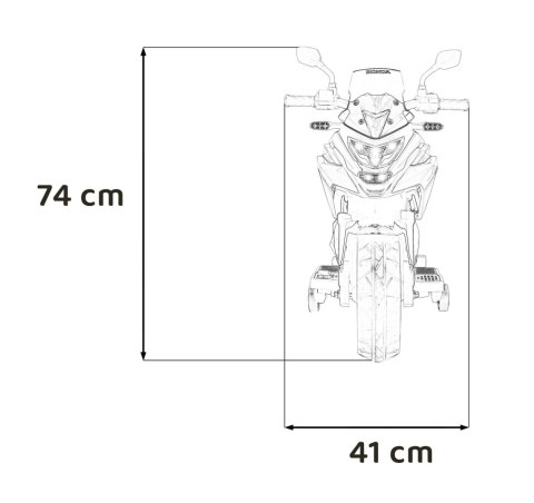 Motor Honda NC750X Różowy