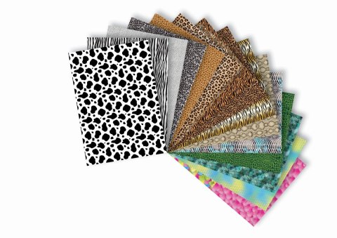Blok z motywami ANIMALS, 80g/m2, A4, 15+1 ark, 15 motyw, Happy Color Blok z motywami ANIMALS, 80g/m2, A4, 15+1 ark, 15 motyw, Happy Color