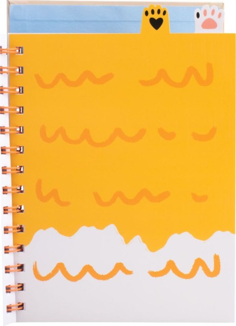 Notes na spirali CAT&DOG z przekładkami A5 80ark kratka/kropki/linie/gładki