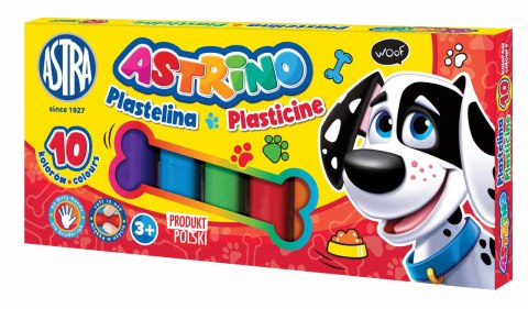 Plastelina Astrino10 kolorów Plastelina Astrino10 kolorów
