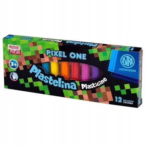 Plastelina Pixel One Astra Kids 12 kolorów Plastelina Pixel One Astra Kids 12 kolorów