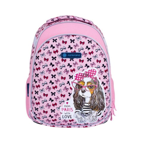 Tornister szkolny ASTRABAG AS1 SWEET DOG WITH BOWS Tornister szkolny ASTRABAG AS1 SWEET DOG WITH BOWS