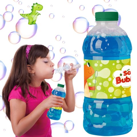 Duży Płyn Bańki Mydlane Dinozaury Dla Dzieci Tworzenie Baniek 1000ml Duży Płyn Bańki Mydlane Dinozaury Dla Dzieci Tworzenie Baniek 1000ml