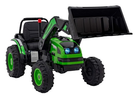 Koparka Traktor na akumulator dla dzieci Zielony + Ruchome Ramię Łyżka + Pilot + Wolny Start + Radio FM + LED Koparka Traktor na akumulator dla dzieci Zielony + Ruchome Ramię Łyżka + Pilot + Wolny Start + Radio FM + LED