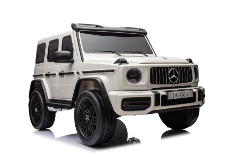 Pojazd Mercedes Benz G63 AMG XXL STRONG Biały Pojazd Mercedes Benz G63 AMG XXL STRONG Biały