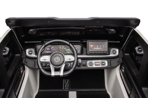 Pojazd Mercedes Benz G63 AMG XXL STRONG Biały Pojazd Mercedes Benz G63 AMG XXL STRONG Biały