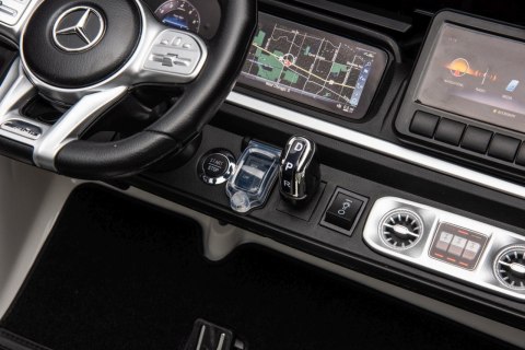 Pojazd Mercedes Benz G63 AMG XXL STRONG Biały Pojazd Mercedes Benz G63 AMG XXL STRONG Biały
