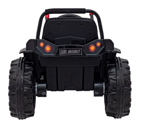 Traktor Na Akumulator Koparka Czerwona Ruchoma Łyżka Pilot Radio FM LED