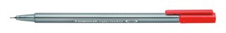 Cienkopis triplus, trójkątny, 0.3 mm, czerwień purpurowa, Staedtler