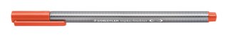 Cienkopis triplus, trójkątny, 0.3 mm, czerwień purpurowa, Staedtler