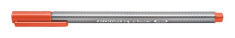 Cienkopis triplus, trójkątny, 0.3 mm, czerwień purpurowa, Staedtler