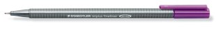 Cienkopis triplus, trójkątny, 0.3 mm, fioletowy, Staedtler