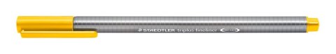 Cienkopis triplus, trójkątny, 0.3 mm, jaskrawy żółty, Staedtler