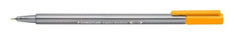 Cienkopis triplus, trójkątny, 0.3 mm, jasnopomarańczowy, Staedtler