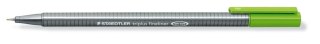 Cienkopis triplus, trójkątny, 0.3 mm, jasnozielony, Staedtler